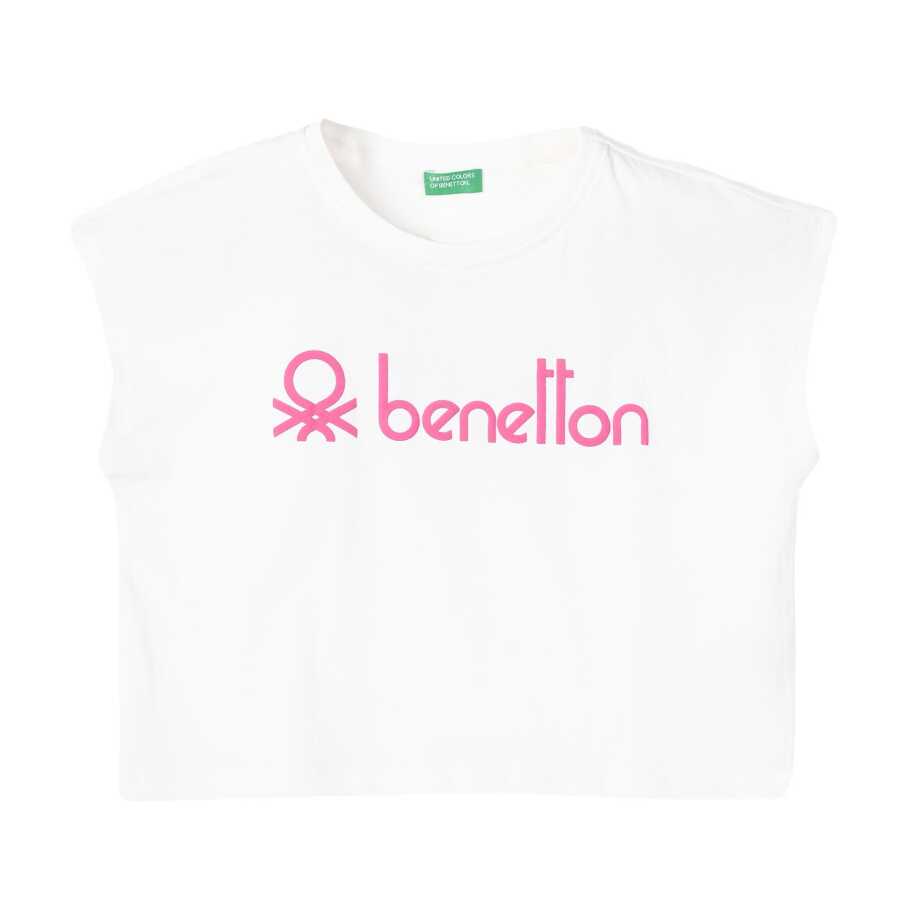 United Colors Of Benetton Kız Çocuk Tshirt BNT-G21223 - United Colors Of Benetton 4---0