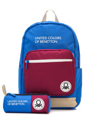 United Colors Of Benetton Okul Çanta Seti 1302223 Saks Mavisi