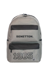 Unıted Colors Of Benetton Unisex Okul Çantası 13005 Gri-Siyah