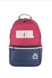 Unıted Colors Of Benetton Unısex Okul Çantası BNT-03858 Bordo-Lacivert