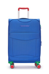 Unıted Colors Of Benetton Unisex Orta Boy Valiz 14BNT2700-02 Saks Mavisi