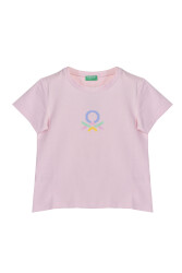 United Colors Of BenettonKız Çocuk Tshirt BNT-G21242 PEMBE