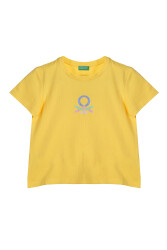 United Colors Of BenettonKız Çocuk Tshirt BNT-G21242 SARI