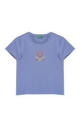 United Colors Of BenettonKız Çocuk Tshirt BNT-G21242 MAVİ