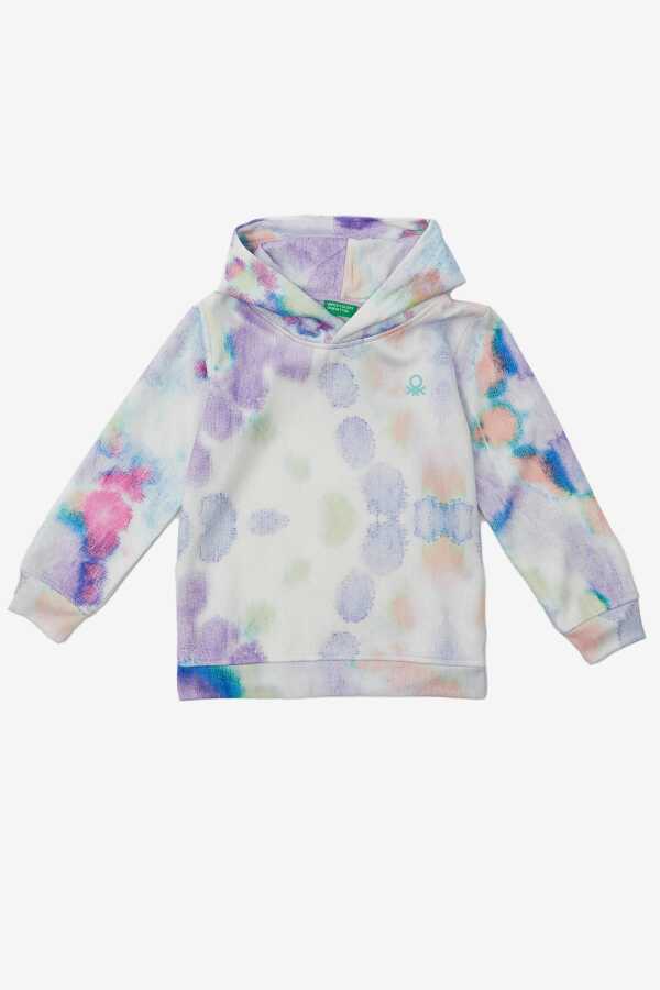 United Colors of Bennetton Kadın Kapüşonlu Sweatshirt BNT-G20843 - United Colors Of Benetton 1---0