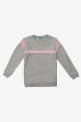 United Colors of Bennetton Kadın Sweatshirt BNT-G20857 Gri
