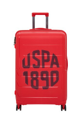 U.S. Polo. Assn. Unisex Büyük Boy Valiz PLVLZ24070A KIRMIZI