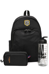 U.S. Polo. Assn. Unisex Okul Çanta Seti PLSET232395018 Siyah