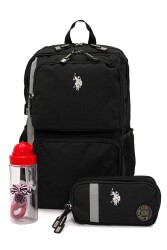 U.S. Polo. Assn. Unisex Okul Çanta Seti PLSET2400607 Siyah