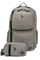 U.S. Polo. Assn. Unisex Okul Çanta Seti PLSET2400809 Gri