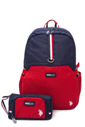 U.S. Polo. Assn. Unisex Okul Çanta Seti PLSET2409390 KIRMIZI