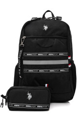 U.S. Polo. Assn. Unisex Okul Çanta Seti PLSET2419899 Siyah