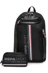 U.S. Polo. Assn. Unisex Okul Çanta Seti PLSET2437880 Siyah