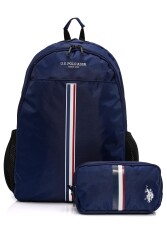 U.S. Polo. Assn. Unisex Okul Çanta Seti PLSET25045 LACİVERT