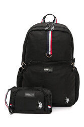 U.S. Polo. Assn. Unisex Okul Çantası PLSET2409792 Siyah
