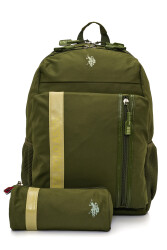 U.S. Polo. Assn. Unisex Okul Çantası PLSET2436162 HAKİ
