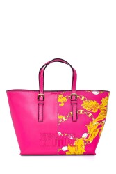 Versace Jeans Couture Kadın Omuz Çantası 75VA4BP7 Fuşya-Gold