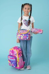 Wia Make Up Kız Çocuk 3'lü Okul Çanta Seti 25S.WIA.SW017 PEMBE